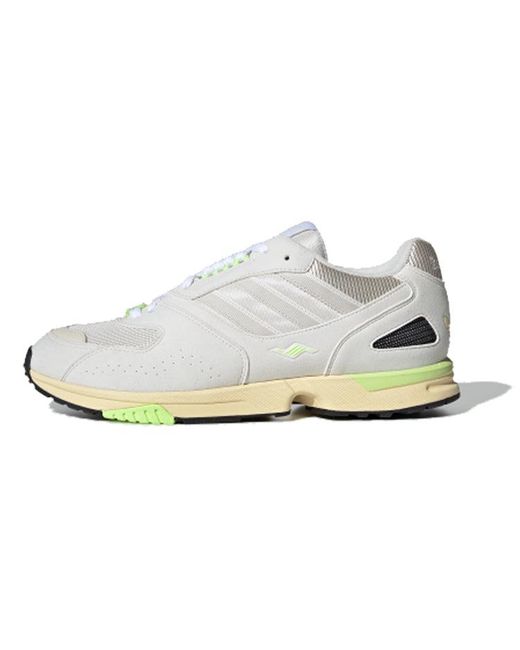 Adidas White Zx 4000 Lime' for men