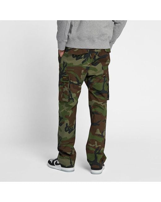 Nike Green Sb Skateboard Flex Camo Skate Pants