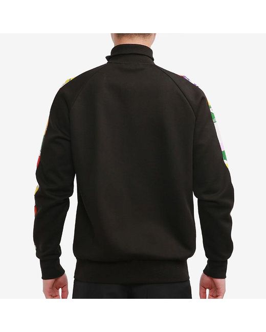 PUMA Black T7 Casual Sports Slim Fit Stand Collar Jacket for men