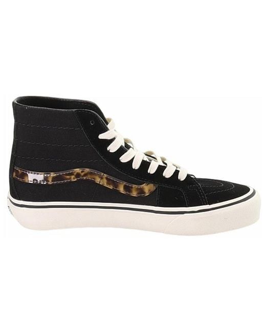 Vans Black Sk8-Hi Lightweight Cozy Skateboarding Shoes