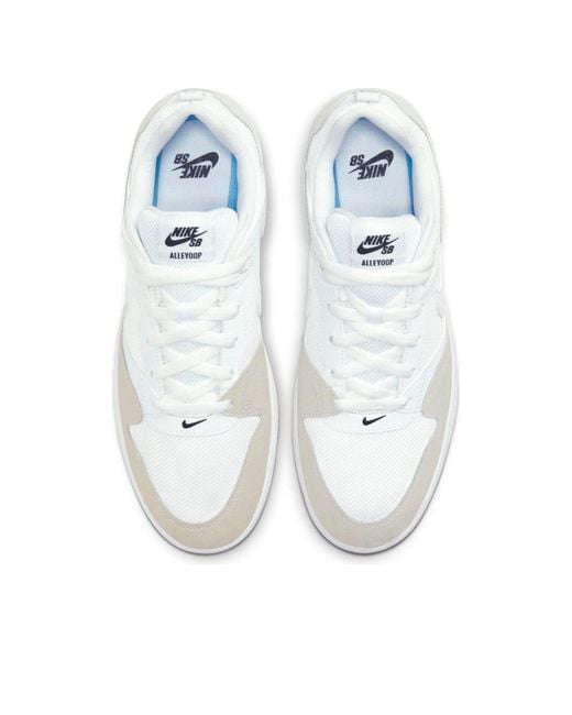 Nike White Alleyoop Sb Sail' for men