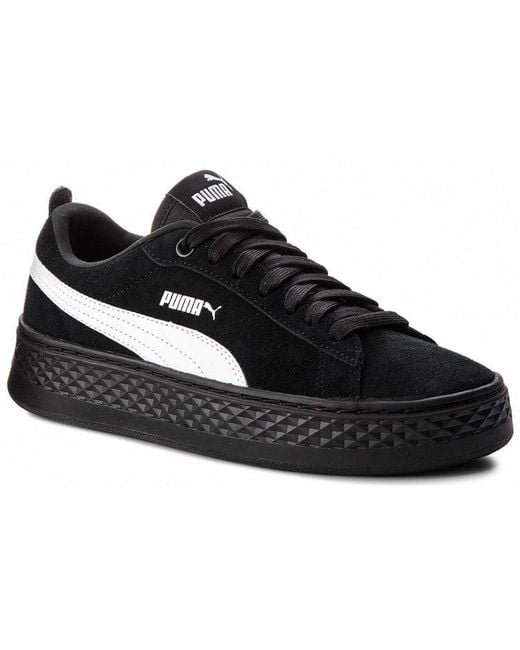PUMA Black (Wmns) Smash Platform Sd