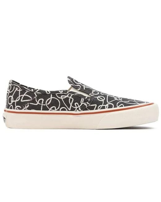 Vans White Slip-On Sf 'Textured Waves' for men