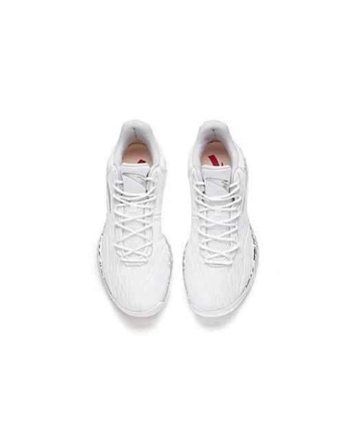 Anta White A-Shock Basketball Shoes for men