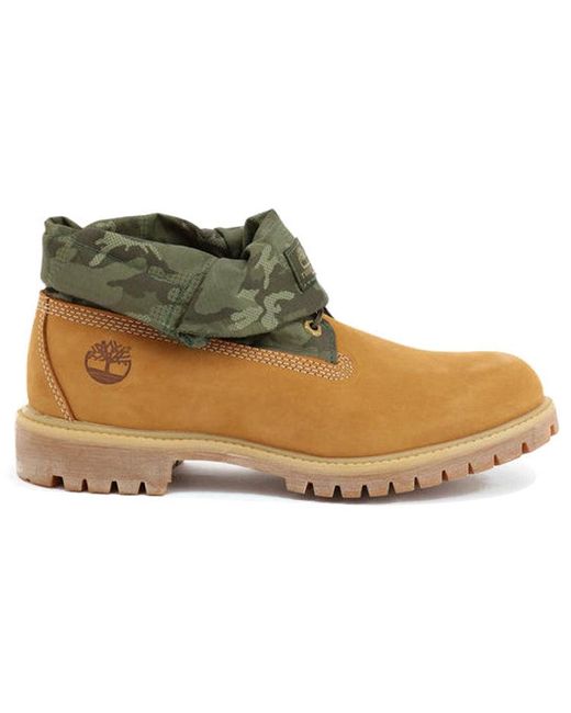 Timberland Green Roll-top Boots Basic for men