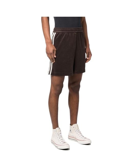 Adidas Black X Wales Bonner Towel Short 'Dark' for men