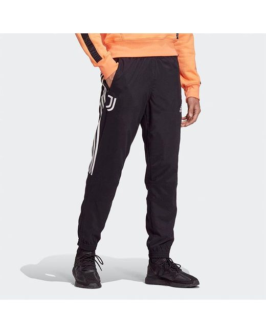 Adidas Blue Juve Ssp Pnt Juventus Soccer/Football Casual Bundle Feet Sports Long Pants for men