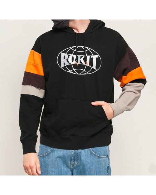 Converse Black X Rokit Pullover Crossover Splicing for men