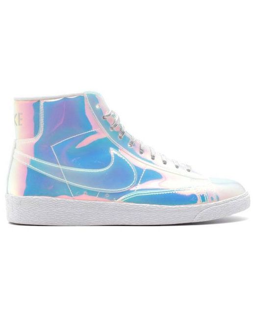 Nike Blue (Wmns) Blazer Mid Prm Qs 'Iridescent'