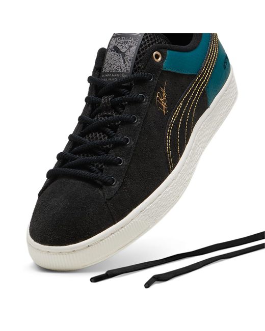 PUMA Black X Usain Bolt Suede 'Paris Olympics' for men