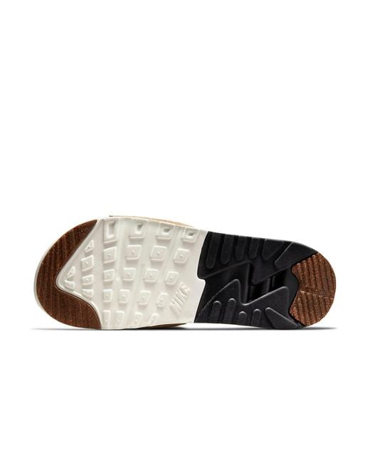 Nike Brown Air Max 90 Slide 'Cork' for men