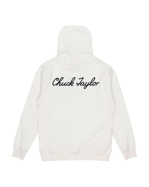 Converse White Alphabet Printing Sports Couple Style Cream for men