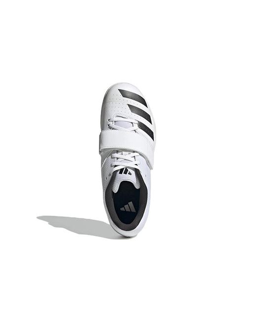 Adidas White Jumpstar Shoes for men