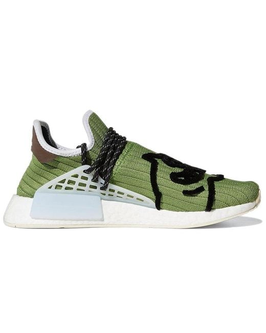 Adidas Green X Bbc Ice Cream X Pharrell Nmd Hu 'Running Dog' for men