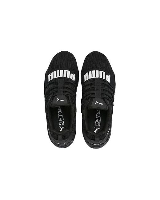 PUMA Black Cell Regulate Woven Low-Top Running Shoes for men