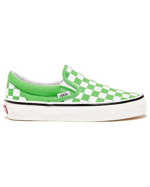 Vans Green Classic Slip-On 98 Dx 'Checkerboard-Classic' for men