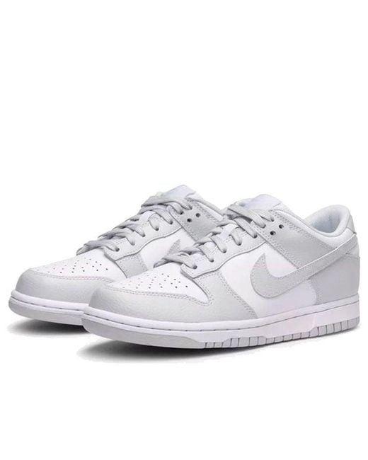 Nike White (Wmns) Dunk Low 'Pure Platinum'