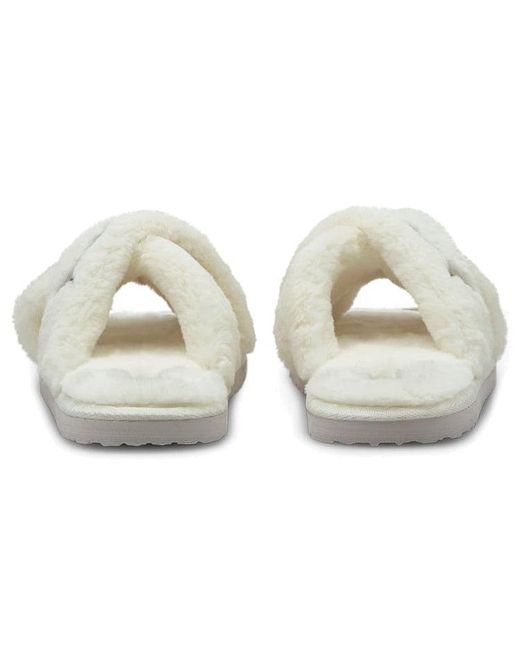 PUMA White (Wmns) Fluff X Strap Slide 'Whisper'