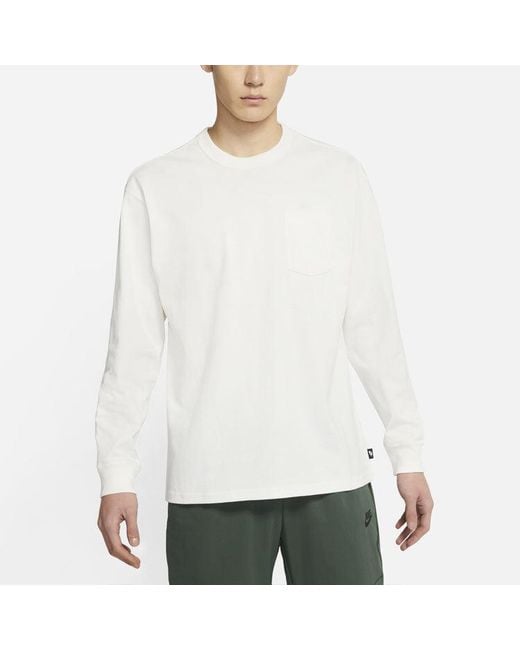 Nike White Sportswear Max 90 Sports Long Sleeve for men
