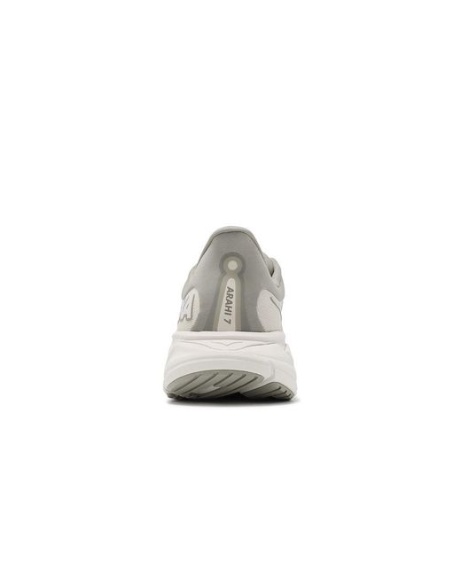 Hoka One One White Arahi 7 2E Wide 'Oat Milk Barley' for men