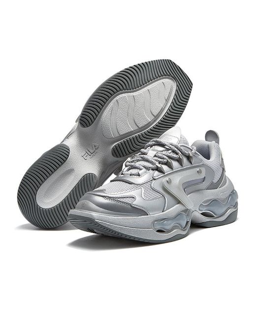 Fila Gray Vintage Daddy Shoes for men