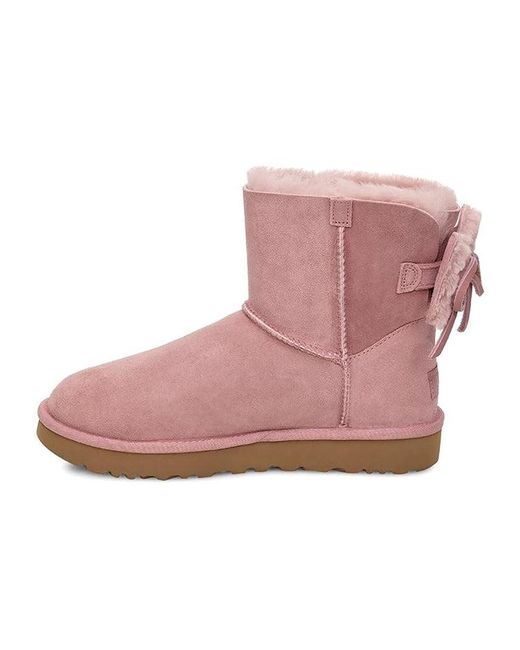 Ugg Pink (Wmns) Classic Dudble Bow Mini