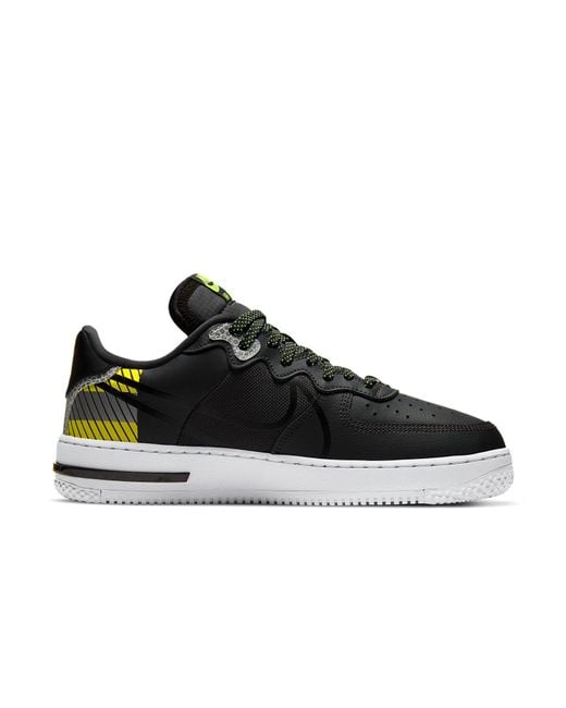 Nike Brown 3M X Air Force 1 React Lx 'Anthracite Volt' for men