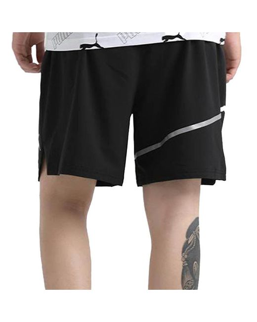PUMA Black Lite Woven 7" Running Shorts for men