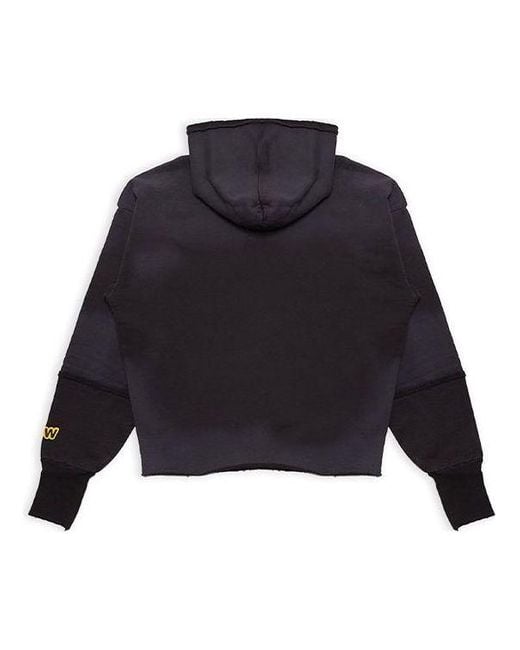 Drew House Blue Deconstructed Mascot Hoodie 'Faded' for men