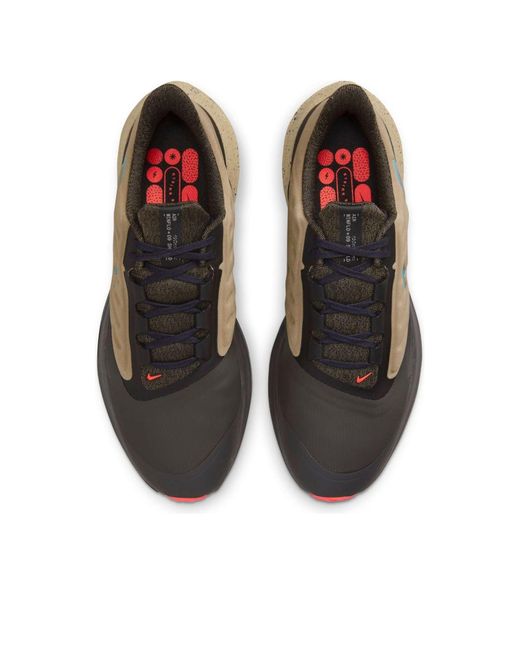 Nike Brown Air Zoom Winflo 9 Shield 'Medium Ash Laser' for men