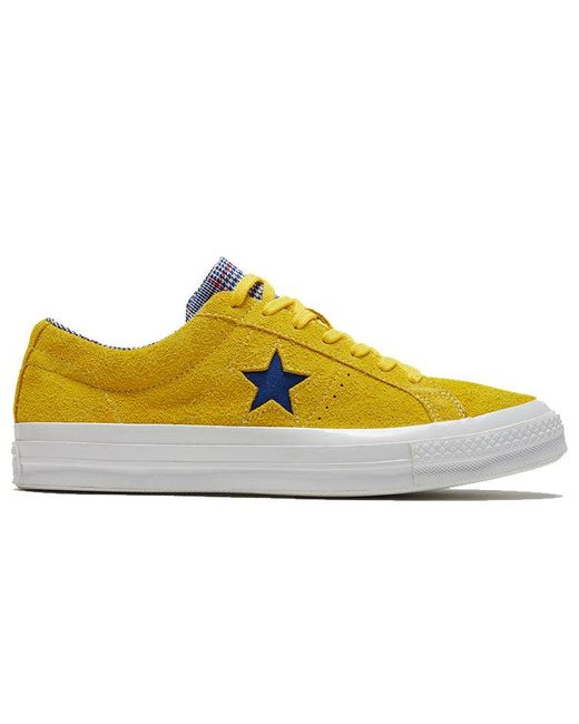 Converse Yellow One Star Suede Seasonal Colors Ox 'Amarillo/Rush' for men