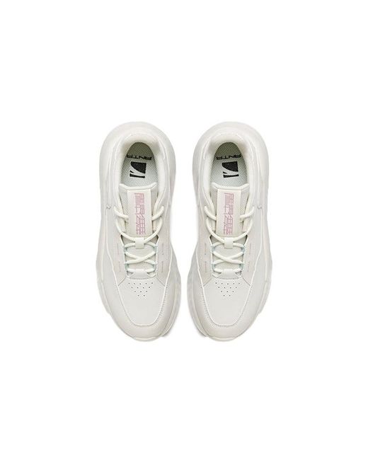 Anta White (Wmns) Life Series Sneakers