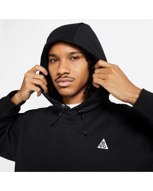 Nike Black Acg Fleece Hoodie for men