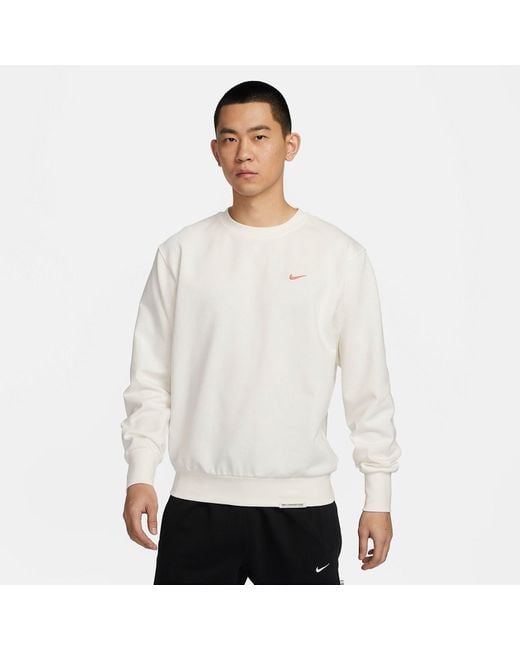 mens white nike crewneck