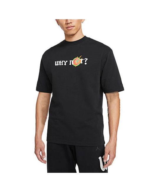 Nike Blue 'Why Not? Casual Sports Crew-Neck Short Sleeve for men