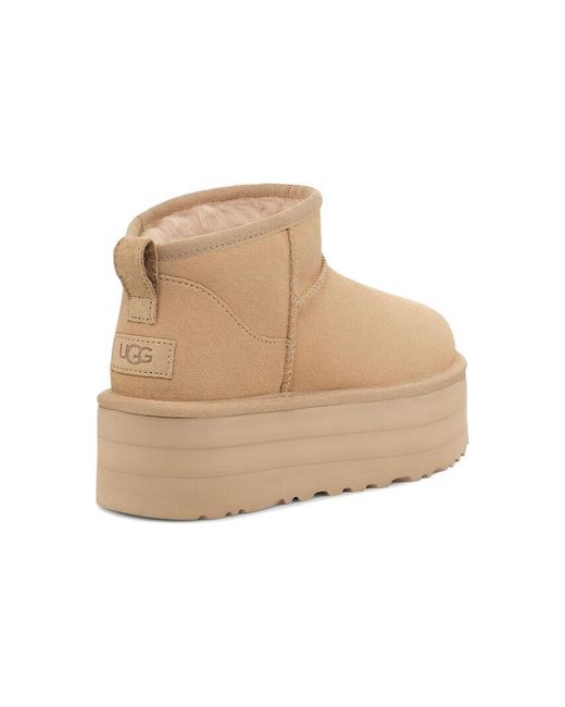 Ugg Natural (Wmns) Classic Ultra Mini Platform 'Driftwood'
