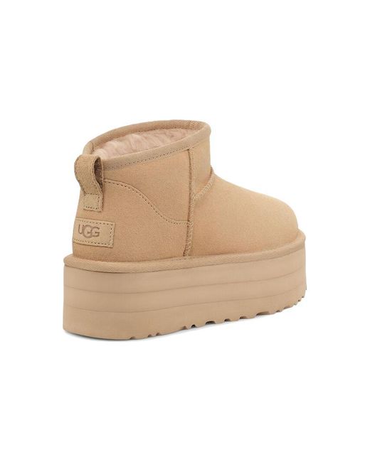 Ugg Natural (Wmns) Classic Ultra Mini Platform 'Driftwood'
