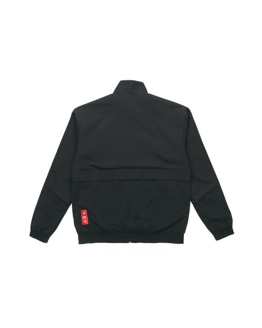 Adidas Black Cny Jkt South Fleece Lined Stay Warm Stand Collar Sports Jacket for men