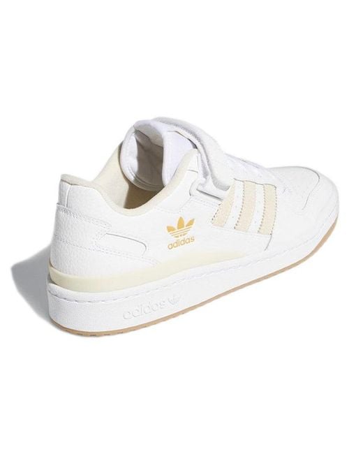 Adidas White Forum Low 'Wonder Gum' for men