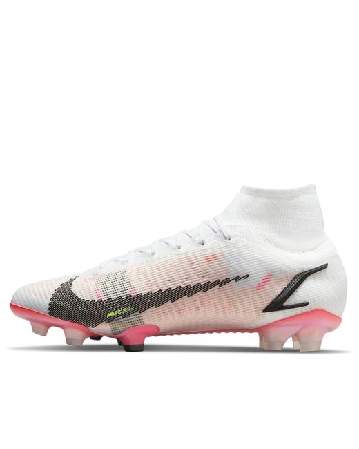 Nike White Mercurial Superfly 8 Elite Fg 'Rawdacious' for men