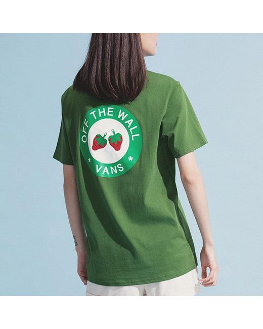 Vans Green (Wmns) Embroidery Round-Neck