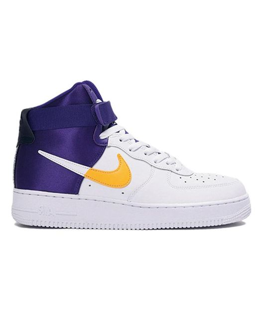 Nike Blue X Nba Air Force 1 High '07 'Lakers' for men