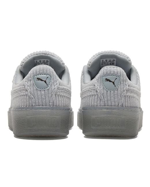 PUMA Gray (Wmns) Basket Platform Strap