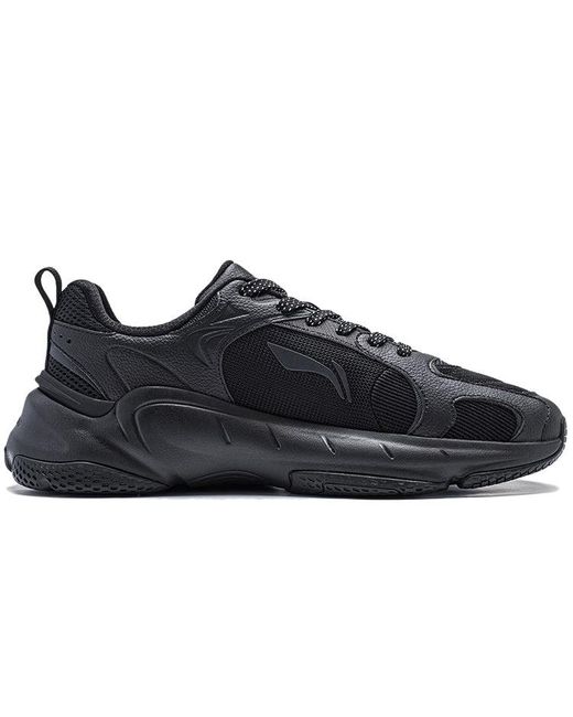 Li-ning Black Sports Life Collection Lifestyle Shoes for men