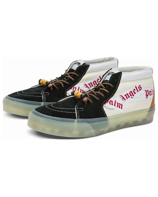 Vans White Sk8 Mid Lx "Palm Angels" for men