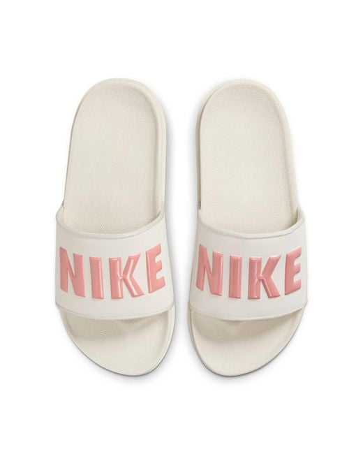 Nike White (Wmns) Offcourt Slide 'Light Orewood'