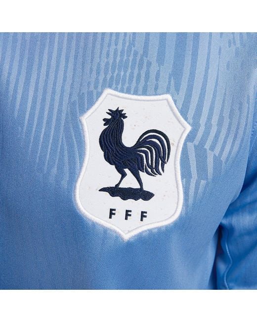 Nike Blue Dri-Fit Fff 2023 Stadium Home Soccer Jerseys 'Sky' for men