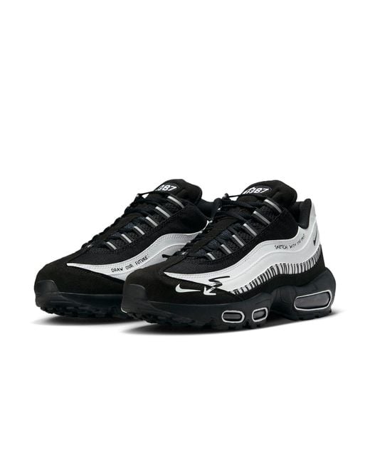 Nike Black Air Max 95 Sp 'Sketch' for men