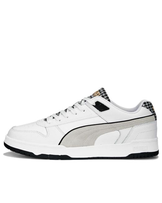 PUMA White (Wmns) Rbd Game Low Houndstooth