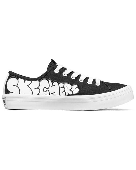 Skechers White (Wmns) Jeremyville X V'Lites Low-Top Sneakers
